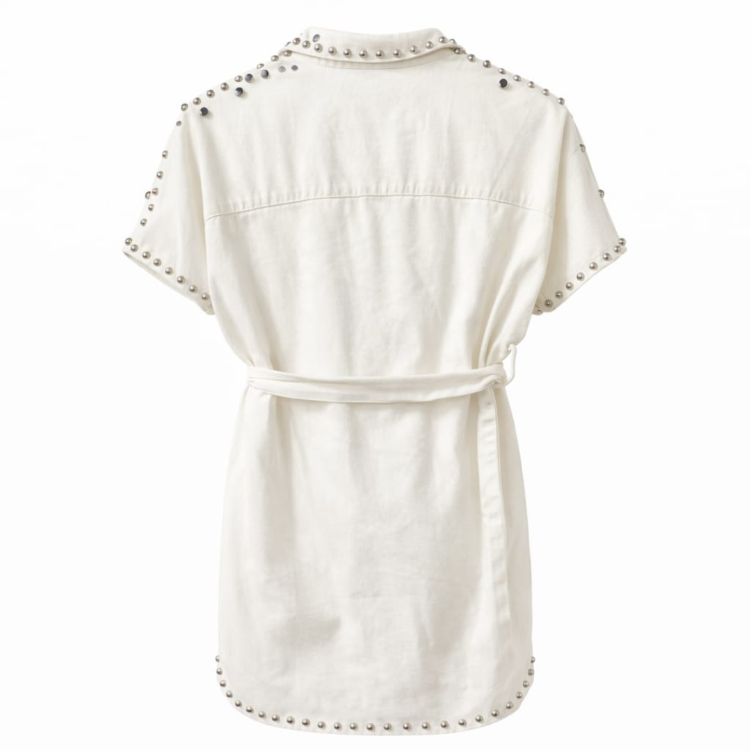 Vestido Camisero Tachuelas