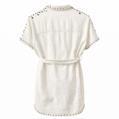 Vestido Camisero Tachuelas