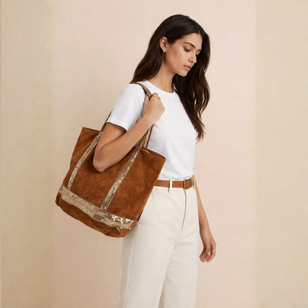 Bolso Shopper Piel Serraje
