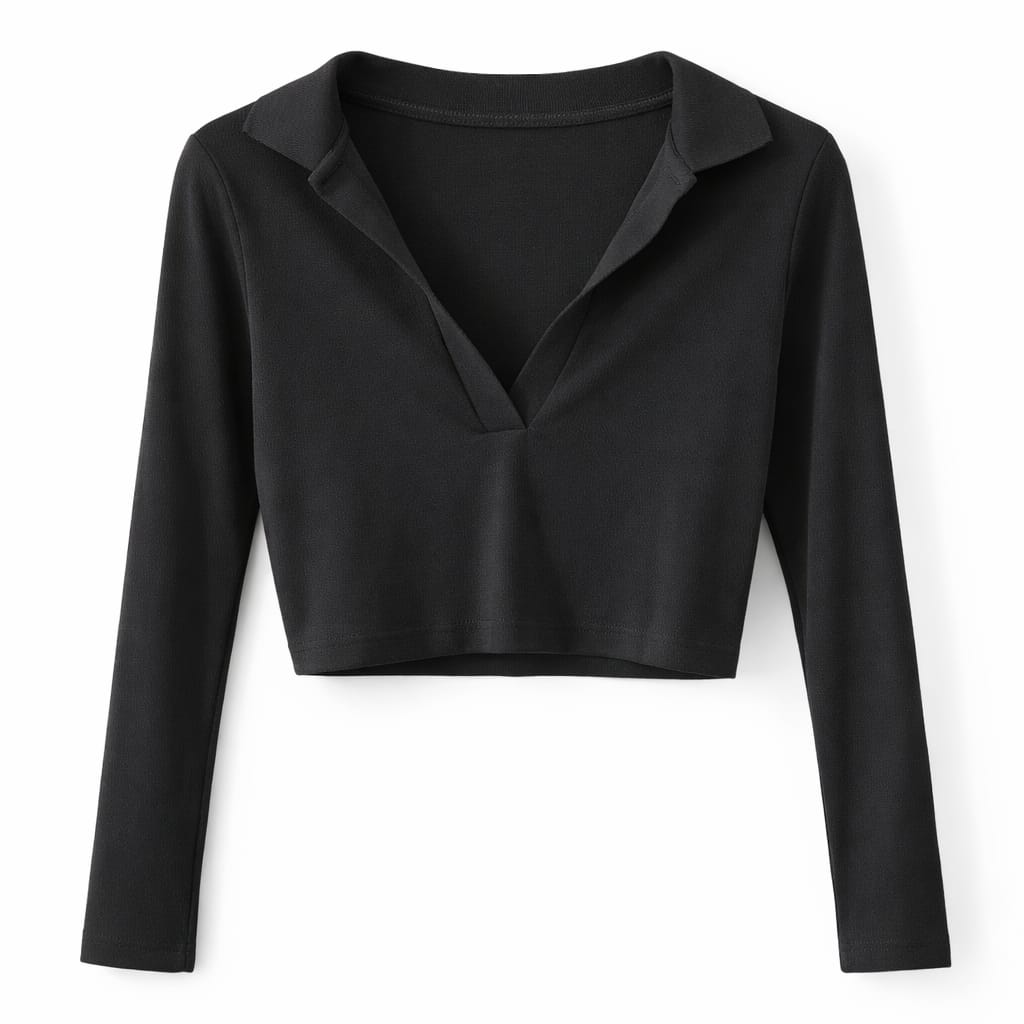 Top Fit Cuello Camisa