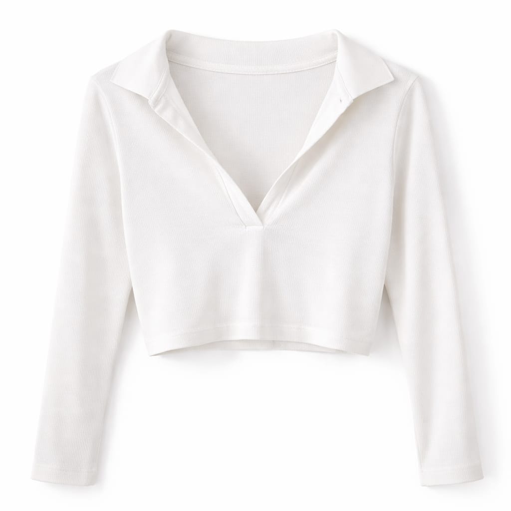 Top Fit Cuello Camisa