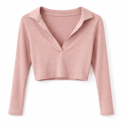 Top Fit Cuello Camisa