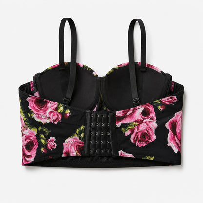 Corsé Rose Noir